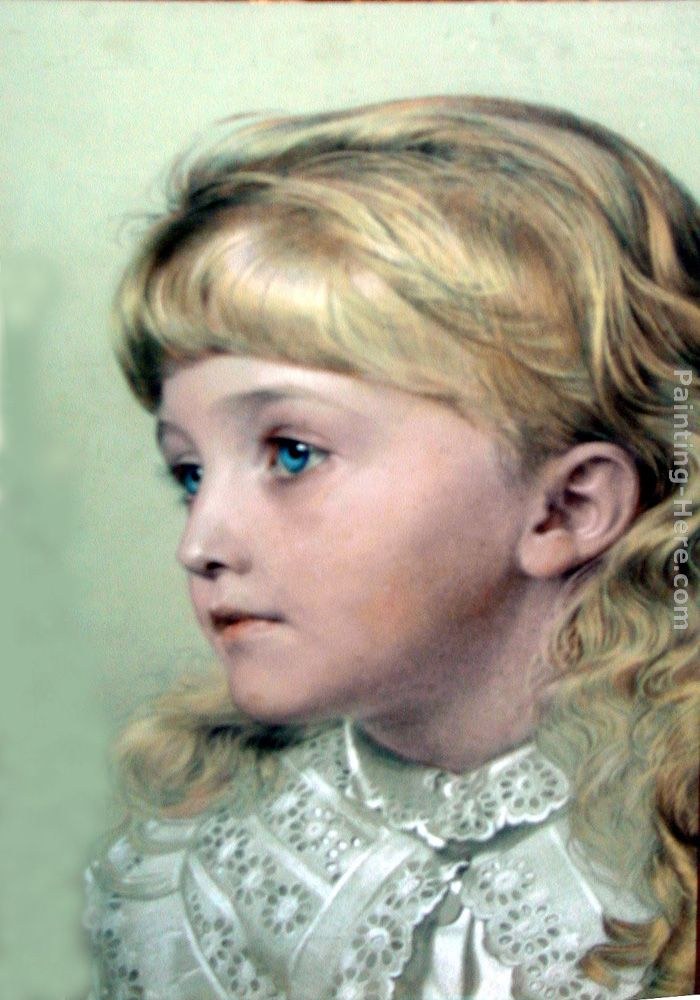 Anthony Frederick Sandys Portrait of May Gillilan [detail 1]